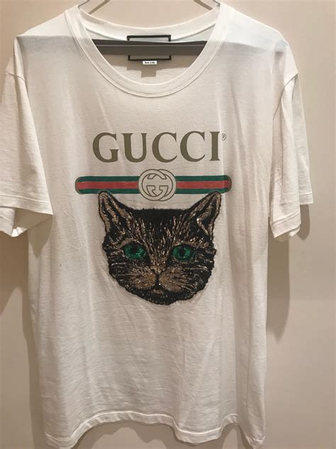 gucci mystic cat t shirt.